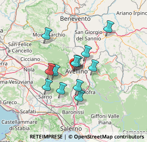 Mappa Via Giambattista Basile, 83100 Avellino AV, Italia (11.36417)