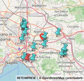 Mappa Via Ravenna, 80038 Pomigliano d'Arco NA, Italia (8.225)