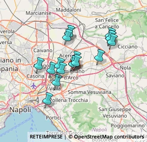 Mappa Via Ravenna, 80038 Pomigliano d'Arco NA, Italia (5.84389)