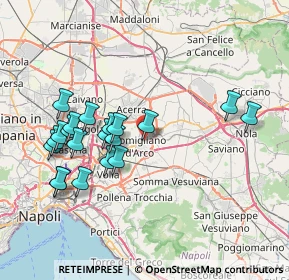 Mappa Via Ravenna, 80038 Pomigliano d'Arco NA, Italia (8.1575)