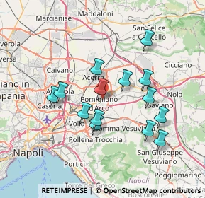 Mappa Via Ravenna, 80038 Pomigliano d'Arco NA, Italia (6.96214)