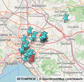 Mappa Via Ravenna, 80038 Pomigliano d'Arco NA, Italia (6.584)