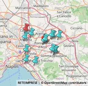 Mappa Via Ravenna, 80038 Pomigliano d'Arco NA, Italia (5.62357)