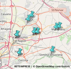 Mappa Via Ravenna, 80038 Pomigliano d'Arco NA, Italia (3.925)