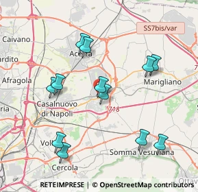 Mappa Via Ravenna, 80038 Pomigliano d'Arco NA, Italia (4.21333)