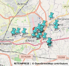 Mappa Via Ravenna, 80038 Pomigliano d'Arco NA, Italia (1.561)