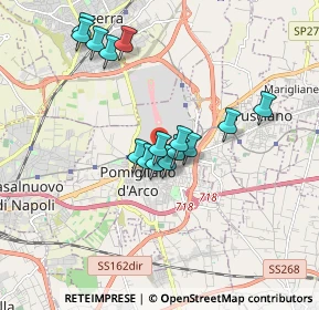 Mappa Via Ravenna, 80038 Pomigliano d'Arco NA, Italia (1.64333)