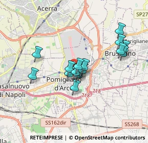 Mappa Via Ravenna, 80038 Pomigliano d'Arco NA, Italia (1.505)