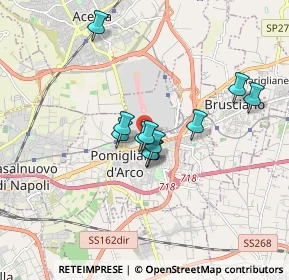 Mappa Via Ravenna, 80038 Pomigliano d'Arco NA, Italia (1.37091)