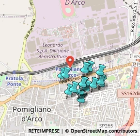 Mappa Via Ravenna, 80038 Pomigliano d'Arco NA, Italia (0.417)