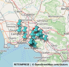 Mappa Via Ravenna, 80038 Pomigliano d'Arco NA, Italia (9.5545)
