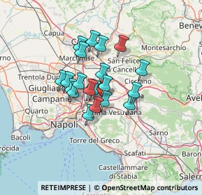 Mappa Via Ravenna, 80038 Pomigliano d'Arco NA, Italia (9.92)