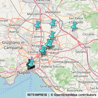 Mappa Via C. Alberto, 80013 Casalnuovo di Napoli NA, Italia (7.9175)