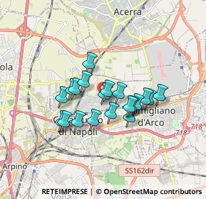 Mappa Via C. Alberto, 80013 Casalnuovo di Napoli NA, Italia (1.3605)