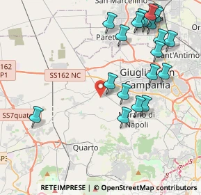 Mappa Strada Vicinale Corigliano, 80019 Qualiano NA, Italia (5.107)
