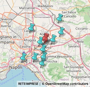 Mappa Strada Vicinale Pratola, 80038 Pomigliano d'Arco NA, Italia (5.60333)