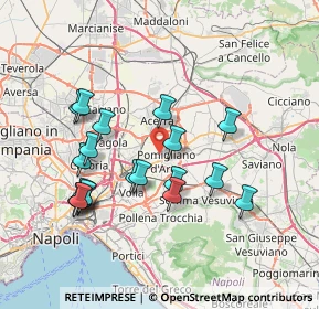 Mappa Strada Vicinale Pratola, 80038 Pomigliano d'Arco NA, Italia (7.66947)