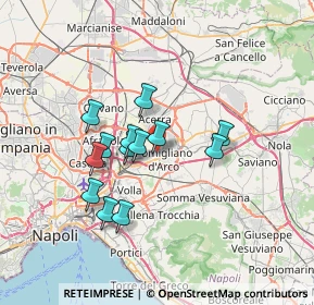 Mappa Strada Vicinale Pratola, 80038 Pomigliano d'Arco NA, Italia (6.01846)