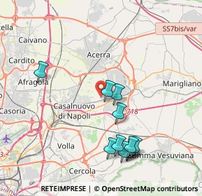 Mappa Strada Vicinale Pratola, 80038 Pomigliano d'Arco NA, Italia (4.33909)