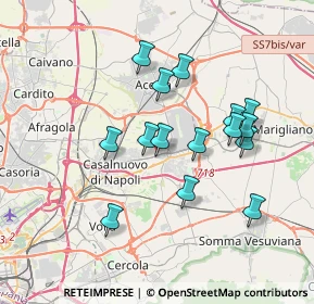 Mappa Strada Vicinale Pratola, 80038 Pomigliano d'Arco NA, Italia (3.50933)