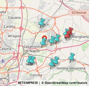 Mappa Strada Vicinale Pratola, 80038 Pomigliano d'Arco NA, Italia (3.85077)
