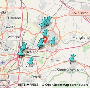 Mappa Strada Vicinale Pratola, 80038 Pomigliano d'Arco NA, Italia (3.40333)