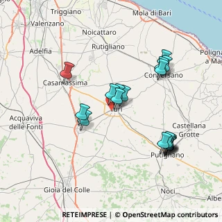 Mappa Gioia Del Colle, 70010 Turi BA, Italia (8.04)