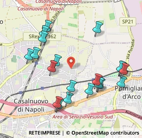 Mappa Via Vicinale San Giuliano, 80013 Casalnuovo di Napoli NA, Italia (1.1425)