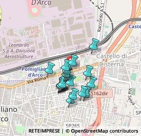 Mappa Via Mauro Leone, 80038 Pomigliano d'Arco NA, Italia (0.3635)