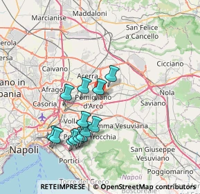 Mappa Via Mauro Leone, 80038 Pomigliano d'Arco NA, Italia (7.51769)