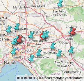 Mappa Via Mauro Leone, 80038 Pomigliano d'Arco NA, Italia (9.5325)