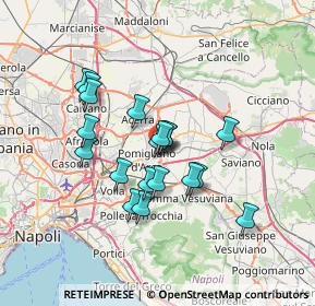 Mappa Via Mauro Leone, 80038 Pomigliano d'Arco NA, Italia (5.94684)