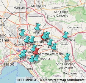 Mappa Via Mauro Leone, 80038 Pomigliano d'Arco NA, Italia (6.89125)