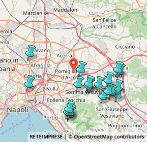 Mappa Via Mauro Leone, 80038 Pomigliano d'Arco NA, Italia (8.9735)