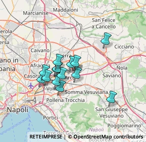 Mappa Via Mauro Leone, 80038 Pomigliano d'Arco NA, Italia (5.52286)