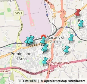 Mappa Via Mauro Leone, 80038 Pomigliano d'Arco NA, Italia (1.00364)