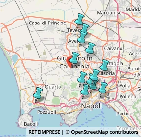 Mappa Strada Comunale Palmentata, 80012 Calvizzano NA, Italia (7.22929)