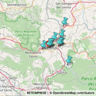 Mappa Via Lorenzo de Conciliis, 83100 Avellino AV, Italia (4.15636)