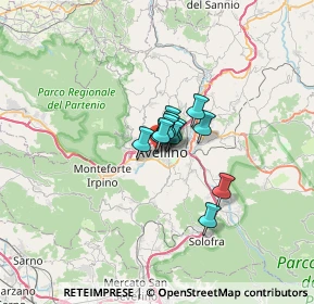 Mappa Via Lorenzo de Conciliis, 83100 Avellino AV, Italia (2.98333)