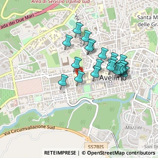 Mappa Via Lorenzo de Conciliis, 83100 Avellino AV, Italia (0.429)