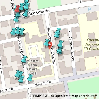 Mappa Via Lorenzo de Concilii, 83100 Avellino AV, Italia (0.07778)