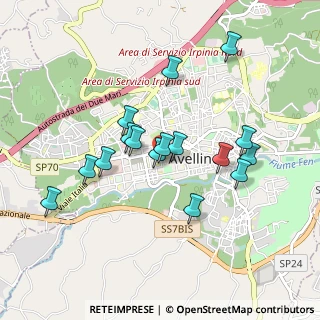 Mappa Via Lorenzo de Conciliis, 83100 Avellino AV, Italia (0.8825)