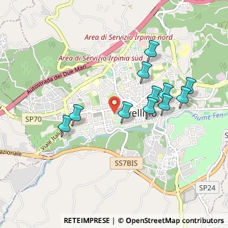 Mappa Via L. de Conciliis, 83100 Avellino AV, Italia (0.95455)