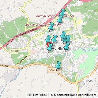 Mappa Via Lorenzo de Conciliis, 83100 Avellino AV, Italia (0.75636)