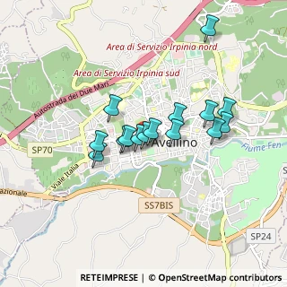 Mappa Via Lorenzo de Conciliis, 83100 Avellino AV, Italia (0.736)