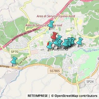 Mappa Via Lorenzo de Conciliis, 83100 Avellino AV, Italia (0.72056)