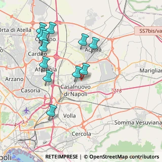 Mappa Via Carmignano, 80013 Casalnuovo di Napoli NA, Italia (4.41167)