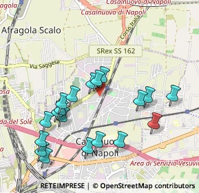 Mappa Via Gandolfo Castel, 80013 Casalnuovo di Napoli NA, Italia (1.09316)