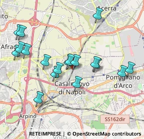 Mappa Via Gandolfo Castel, 80013 Casalnuovo di Napoli NA, Italia (2.06667)