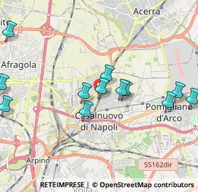 Mappa Via Gandolfo Castel, 80013 Casalnuovo di Napoli NA, Italia (2.2925)